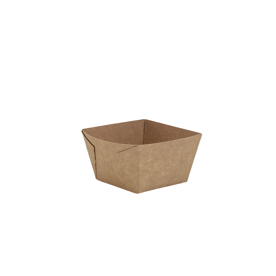 MISKA KWADRATOWA 245 ML / 60x60x50 KRAFT PLASTIC FREE